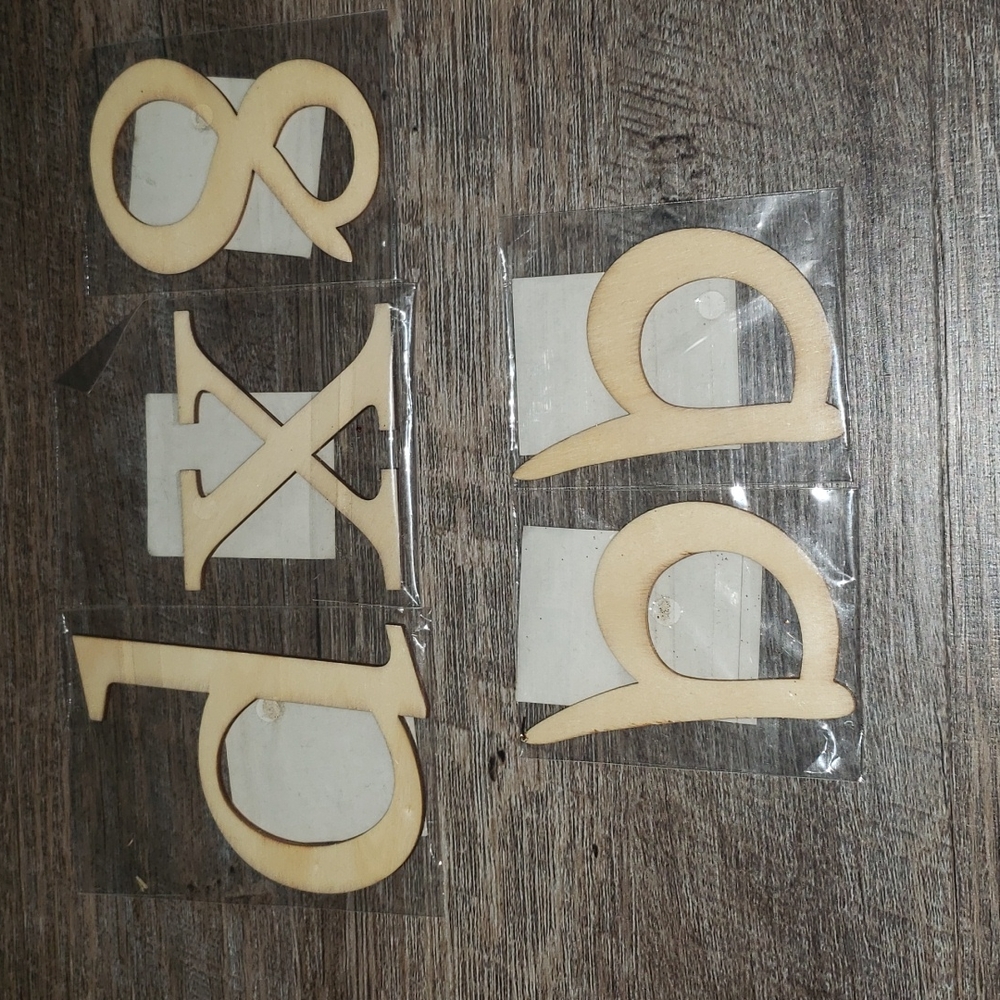 Wooden Letters